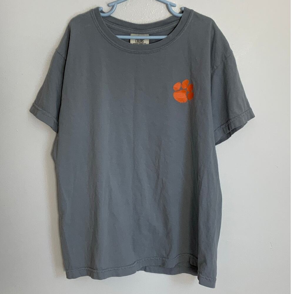 Clemson Comfort Colors Kids size large shirt‎